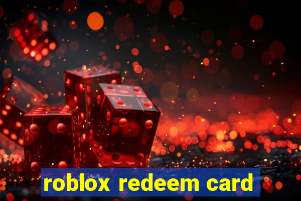 roblox redeem card